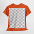 Keffiyeh Pattern Heavy Cotton Tee - Modern Mesh Design Streetwear T-Shirt